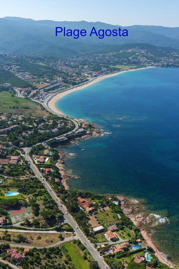 Vue Mer Panoramique Plage 50M Porticcio Corse Luaran gambar