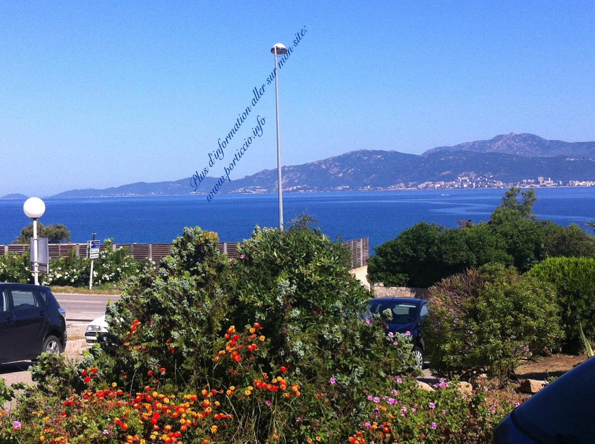 Vue Mer Panoramique Plage 50M Porticcio Corse Luaran gambar